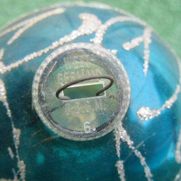 Set of 5 Lanissa West Germany Mercury Glass Ball Christmas Ornaments - Picture 7 of 7